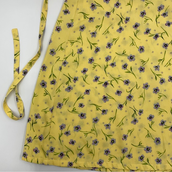 Dolls Kill Motel Rocks Handmade Floral Wrap Mini Skirt Women’s Size Small - Picture 5 of 16